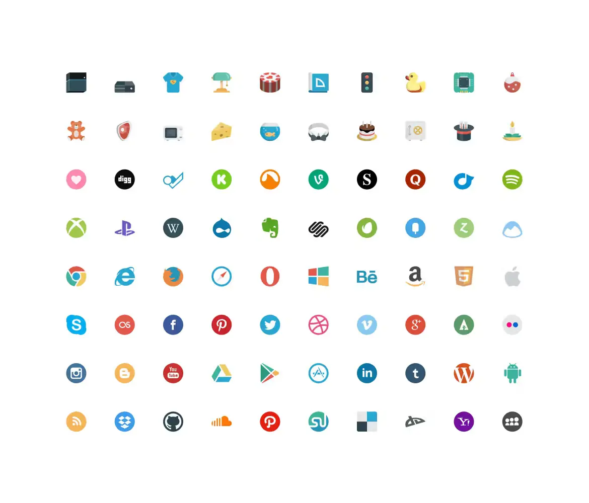 Smallicons for Apps, Web Interfaces, Illustrations and Animation 1