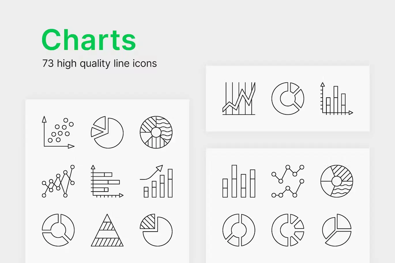 73 High Quality Chart Icons