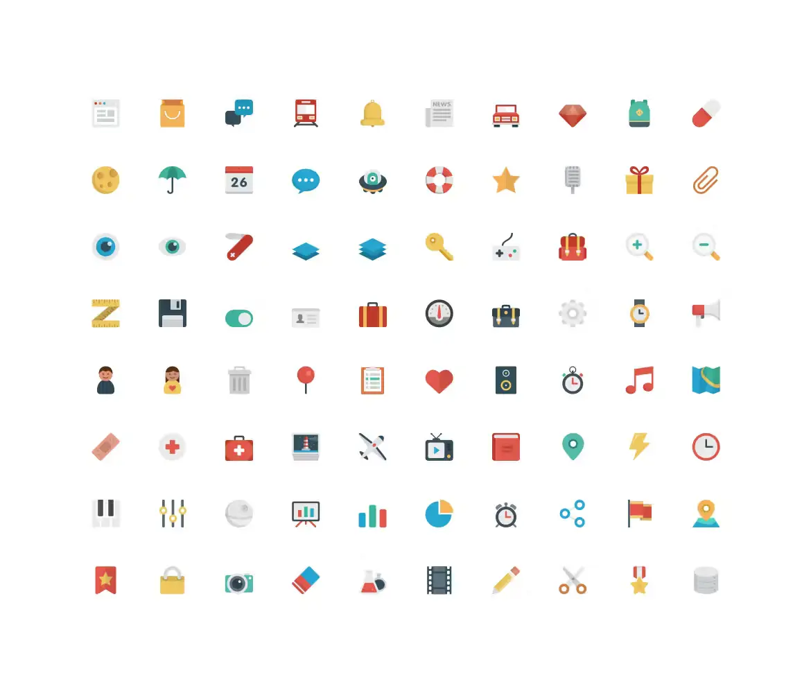 Smallicons for Apps, Web Interfaces, Illustrations and Animation 3