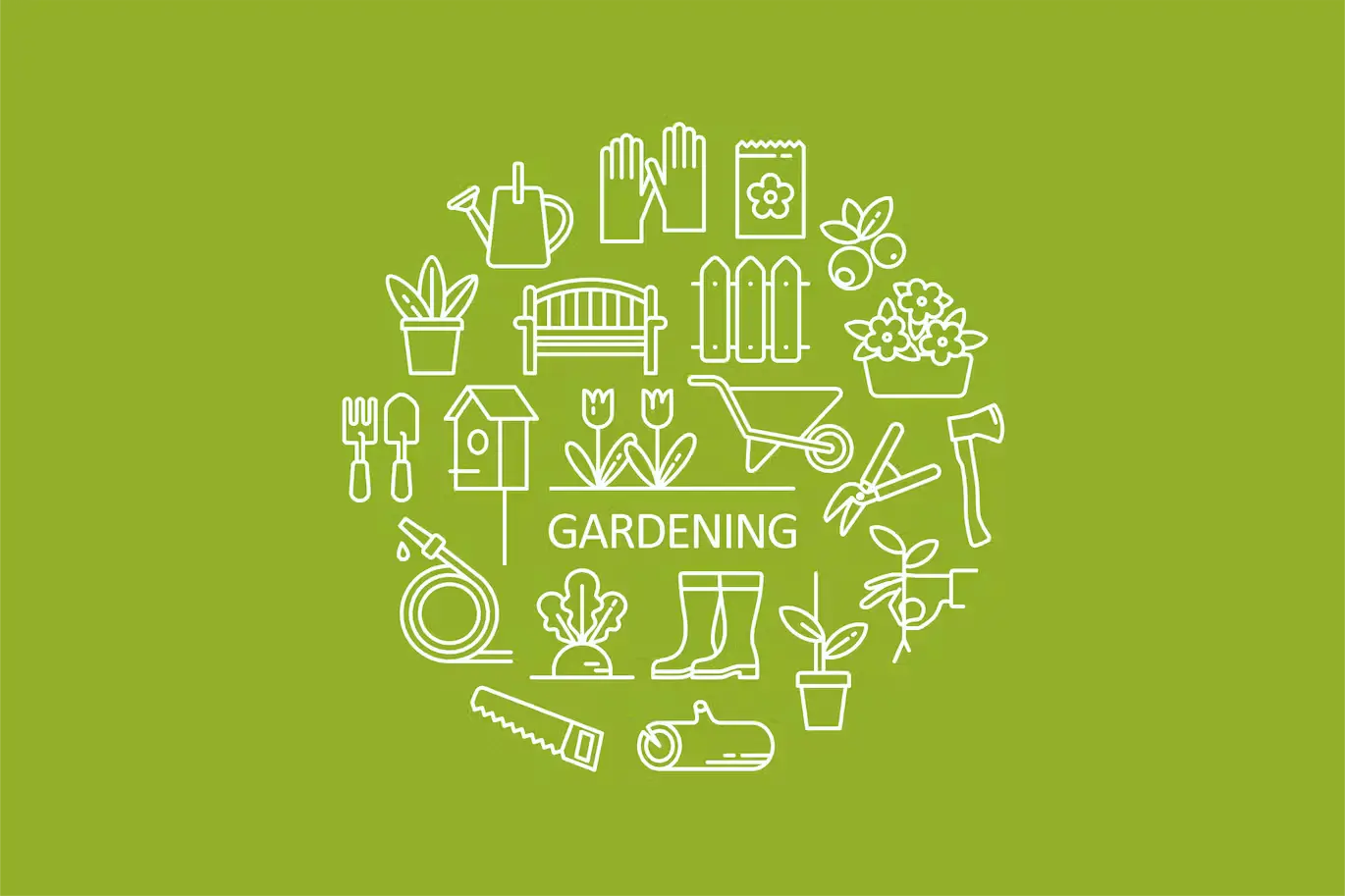 Garden Objects Icons