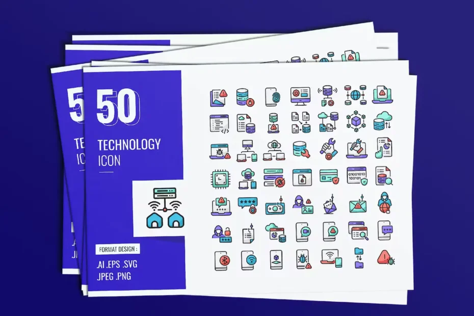 50 Modern Icons Technology