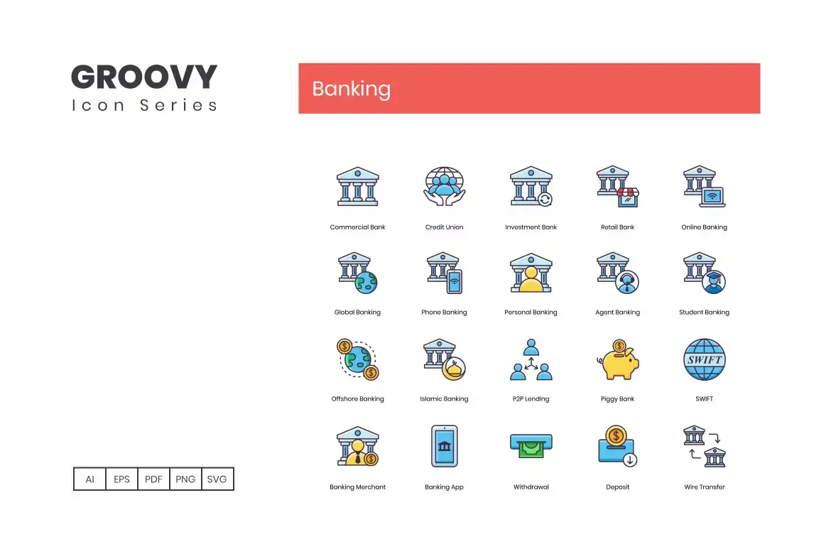 70 Banking Icons 3