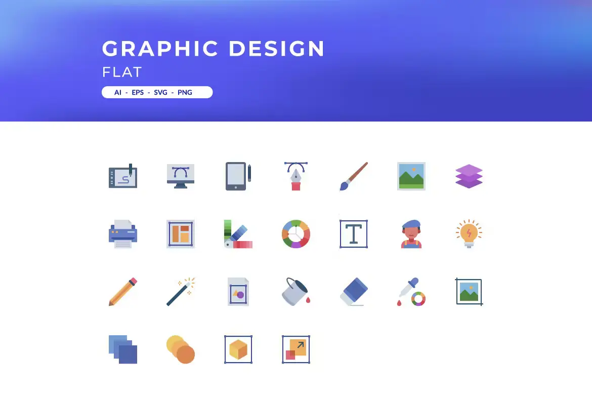 High Quality 100 Graphic Design Icons 5