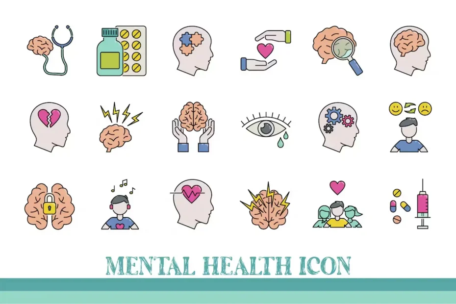 18 Mental Health Icons