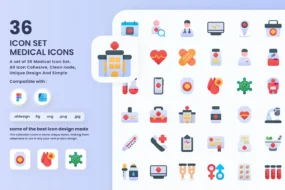 36 Medical Health Icons