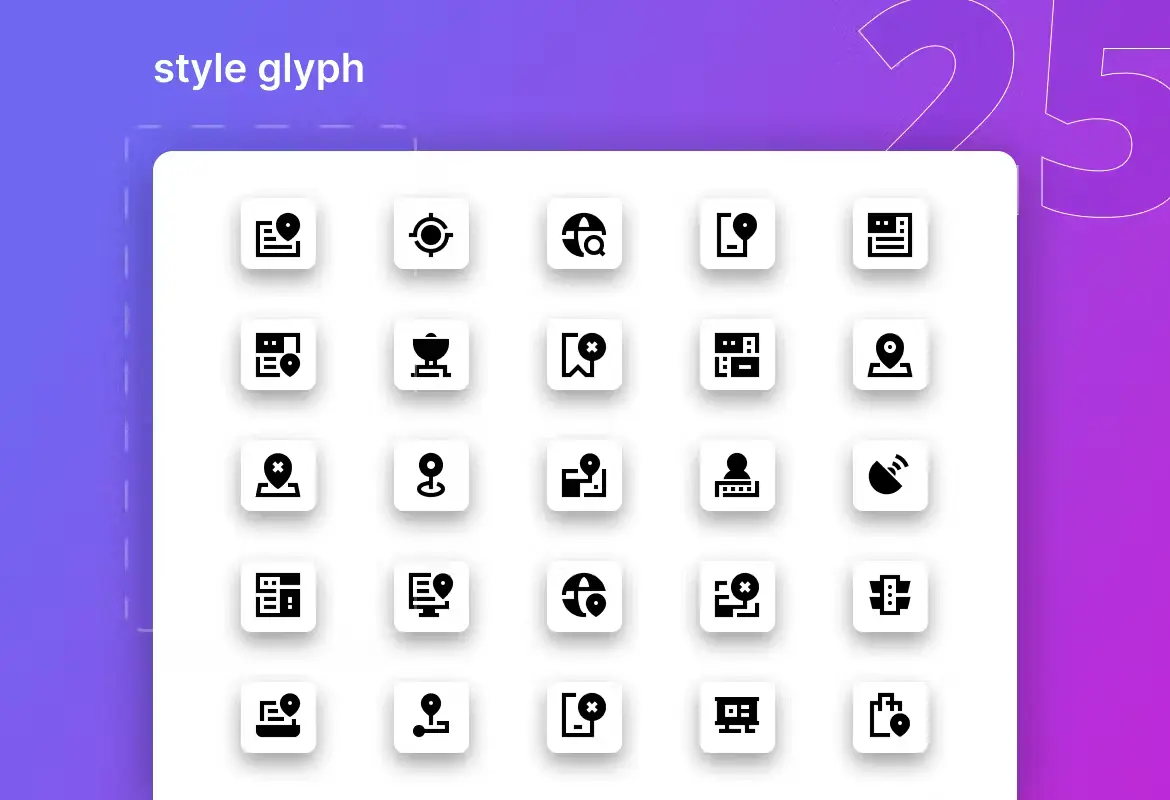 50 Pin & Locations Icons Pack1