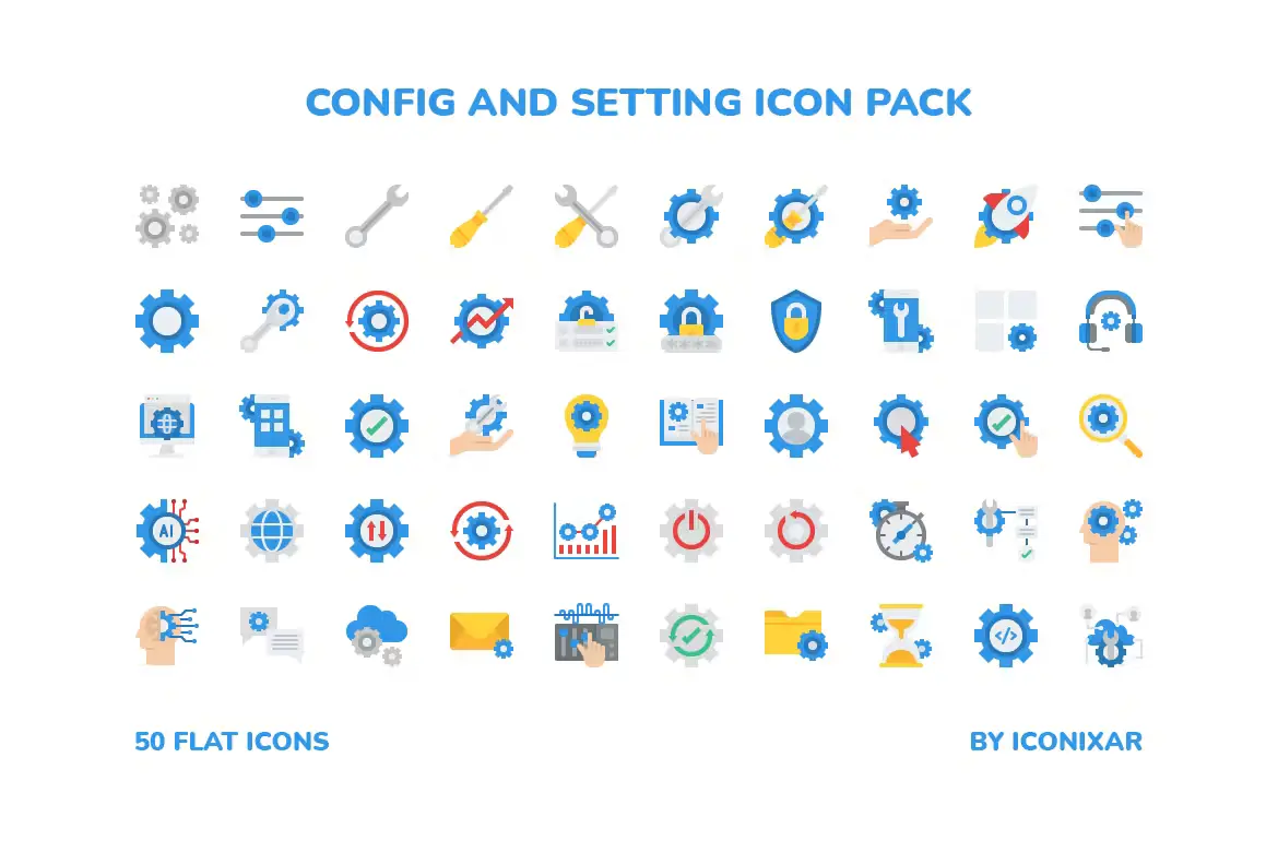 Config & Setting Icon Pack 2