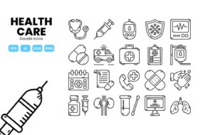 Healthcare Doodle Icons