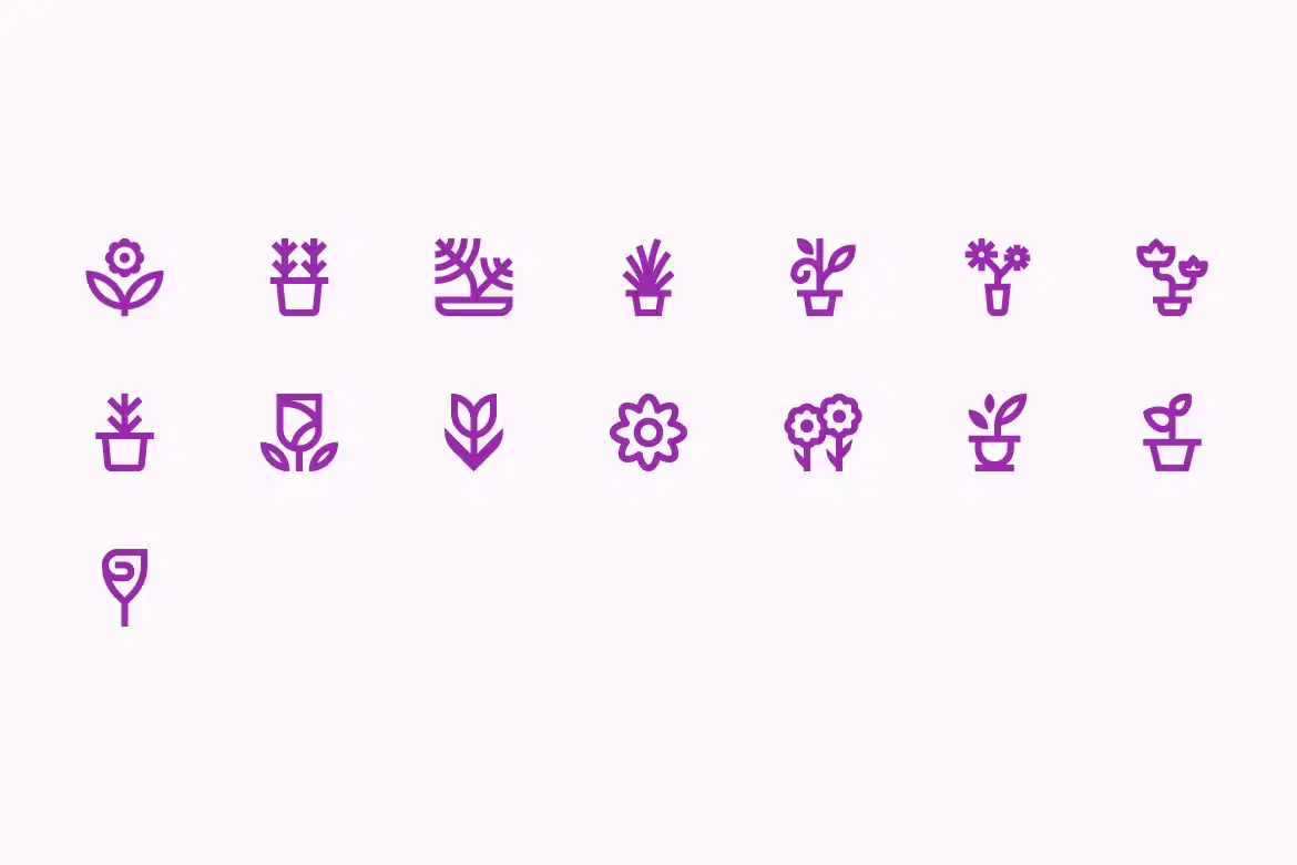 36 Flowers High Quality Icons2