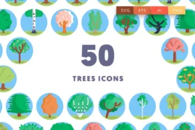 50 Trees Icons