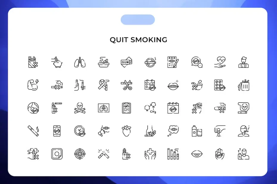 Quit Smoking Icons